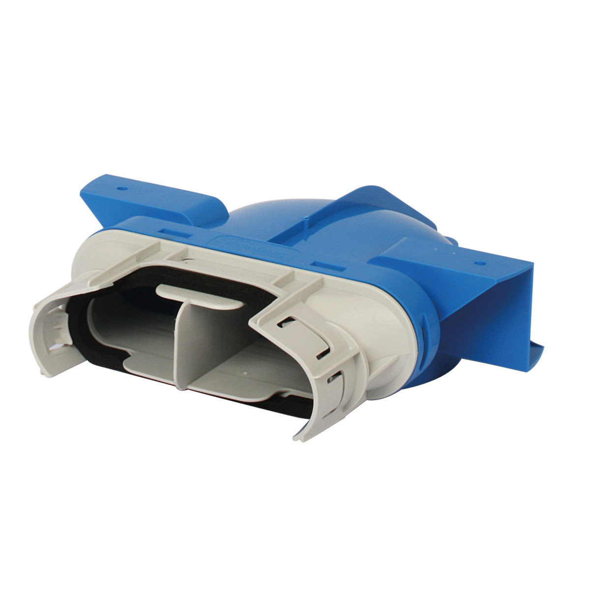 VENT-AXIA Uniflexplus+ VVCK 132 / ventielcollector 132x52 Ø125 90° excl huls