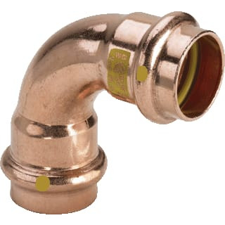 Viega BOCHT KOPER 90GR 15MM