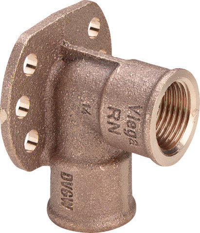 Viega Bronzen draadfittingen Muurplaat 1/2 (3471)