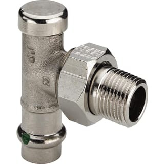 Viega VOETVENTIEL 1/2X15 HAAKS