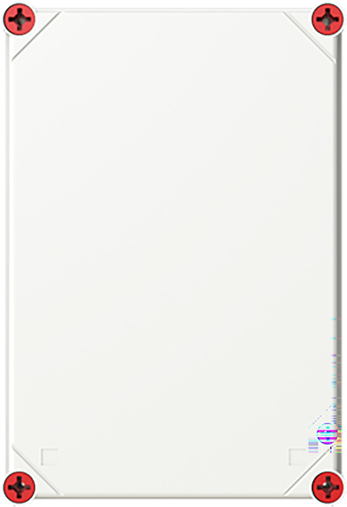 VMS 32 deksel grijs incl. sluiting rood