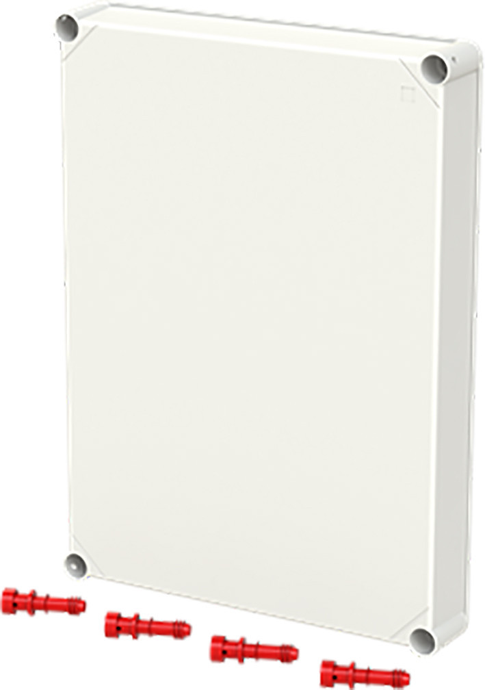 VMS 43 deksel grijs incl. sluiting rood