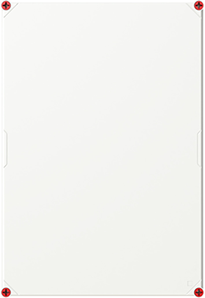 VMS 64 deksel grijs incl. sluiting rood