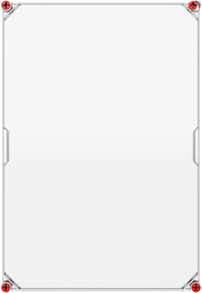 VMS 64 deksel transparant incl. sluiting rood