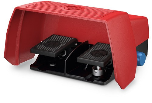 Voetschakelaar Metalen, 2-pedaal, per pedaal: 1 NC/2 no