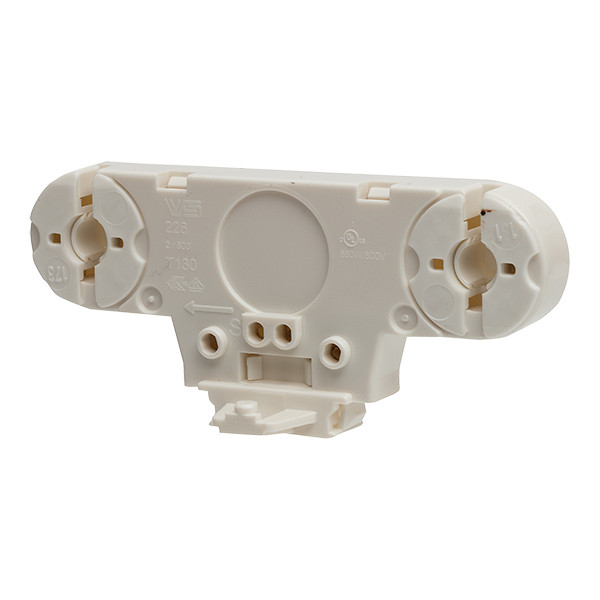 Vossloh Lamphouders G13 Lamphouder dubbel, voor T8 en T12, met nok