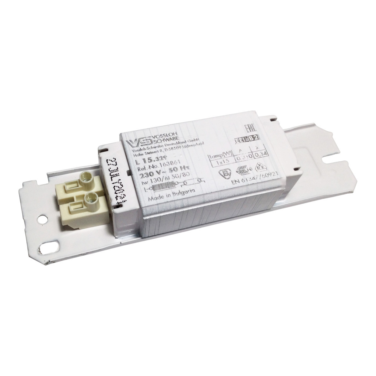 VS 163861 em ballast LN15.329 1x15w 230V-50HZ