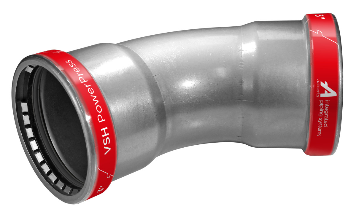 VSH PowerPress Powerpress bocht 45 epdm FF 4"