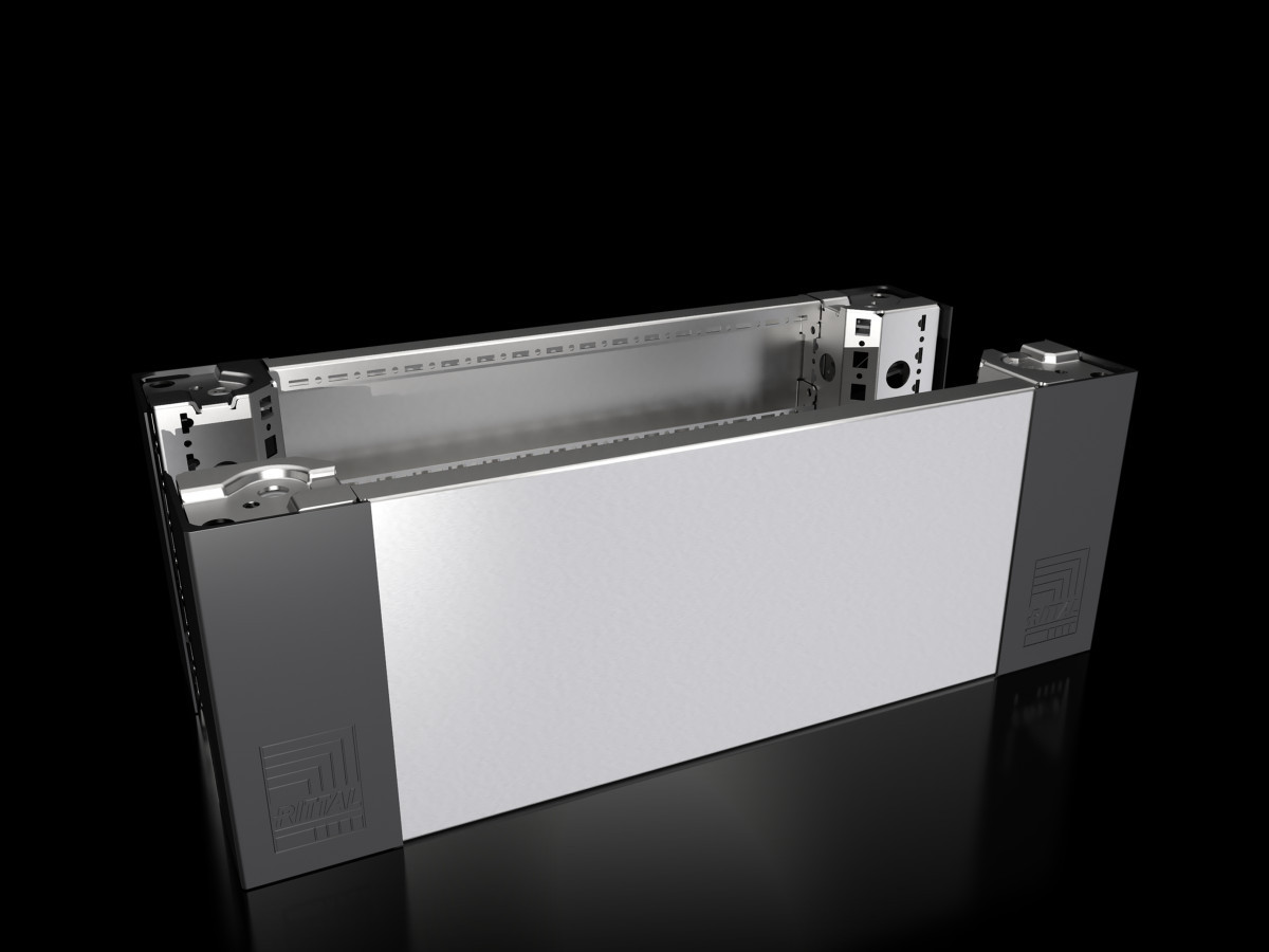 VX Sokkelhoekst&plint 600x200 RVS ve=2