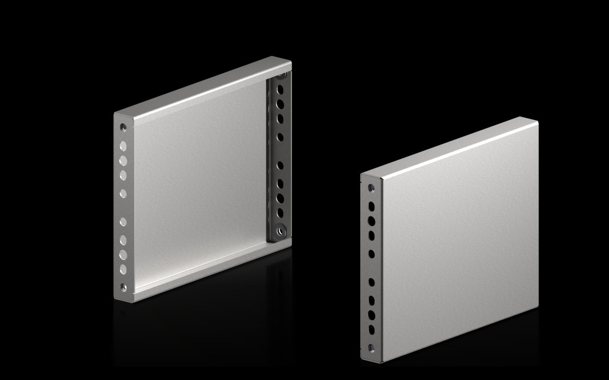 VX Sokkelplinten zijk. 600x200 RVS set=2