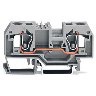 Wago Serie 284 verbindingsrijgklem 0,2-10MM² eendr. 0,2-10MM² meerdr. grijs
