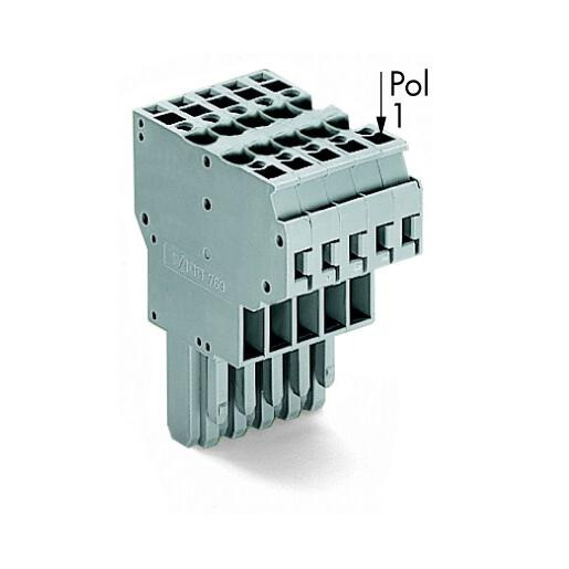 Wago 2-draads female steker