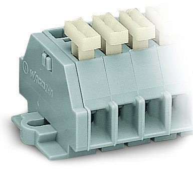 Wago 2-draads PCB klemmenstrook