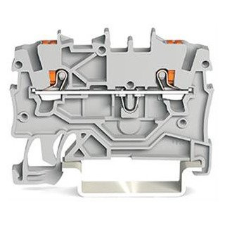 Wago 2200 verbindingsrijgklem 0,5-1,5MM² eendr. 0,14-1MM² meerdr. grijs