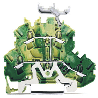 Wago Aardrijgklem 0,75-2,5MM groen/geel