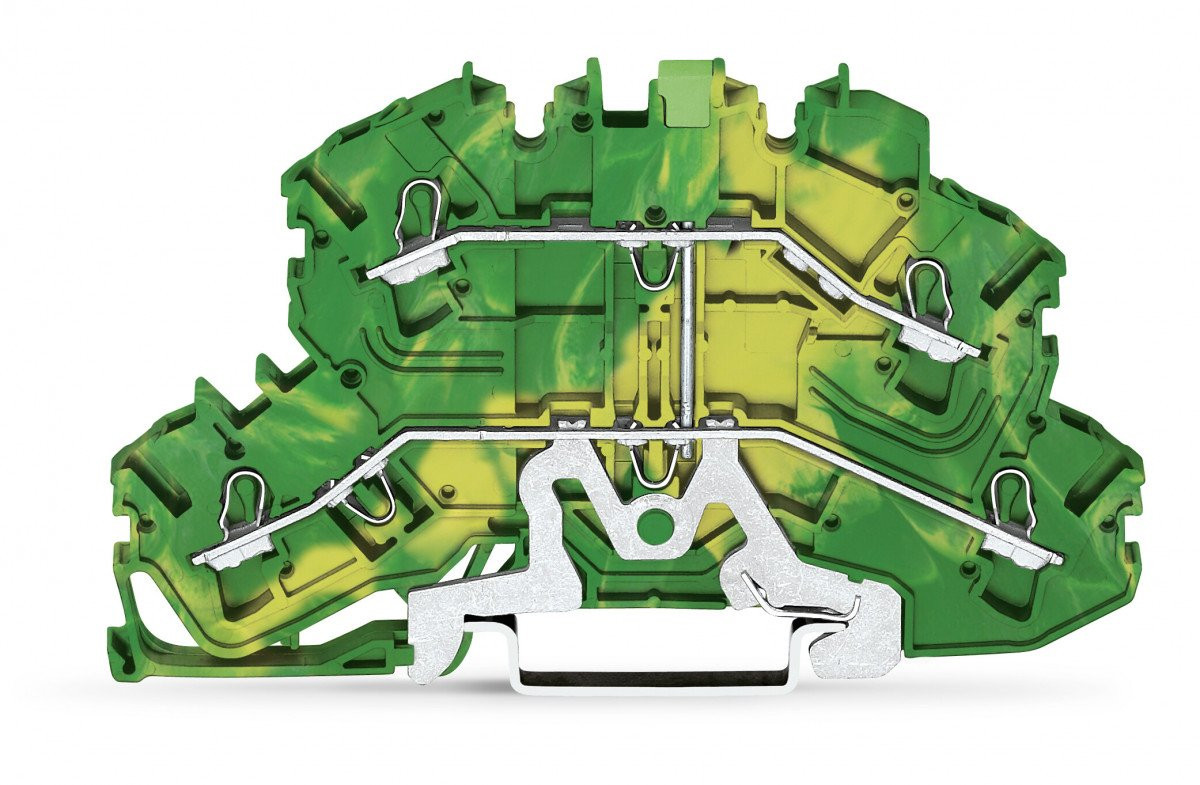 Wago Aardrijgklem 0,75-2,5MM groen/geel