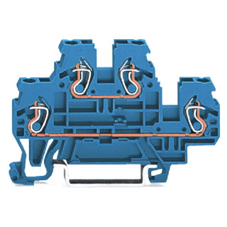 Wago Serie 870 verbindingsrijgklem 0,08-2,5MM² eendr. 0,08-2,5MM² meerdr. blauw