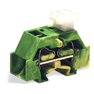 Wago Ruimtebesparende 4-draads eindklem