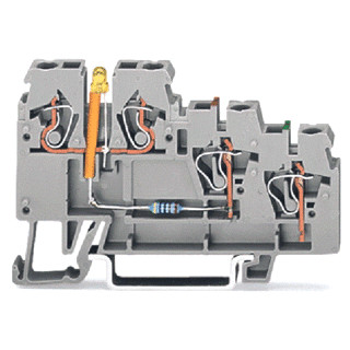 Wago 3-draads actuator-led-klem