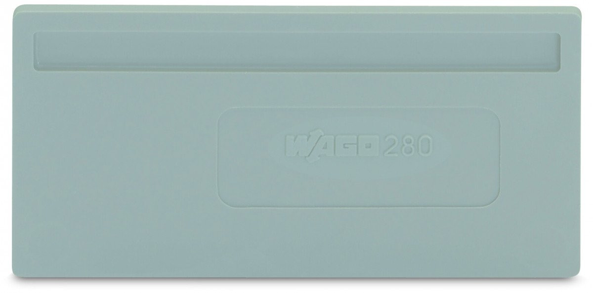 Wago Afsluit-/tussenplaat GR.