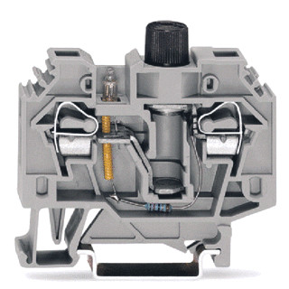 Wago 2-draads PCB zekeringsklem