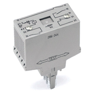 Wago Serie 286 schakelrelais nom.stuurstroomsp.24V DC