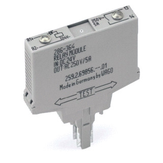 Wago Serie 286 schakelrelais nom.stuurstroomsp.24V DC