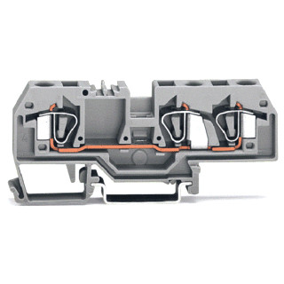 Wago Serie 282 verbindingsrijgklem 0,2-6MM² eendr. 0,2-6MM² meerdr. oranje
