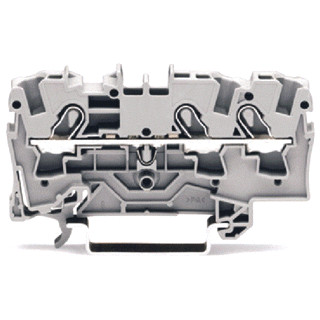 Wago Serie 2004 verbindingsrijgklem 1,6MM² eendr. 0,5-4MM² meerdr. rood