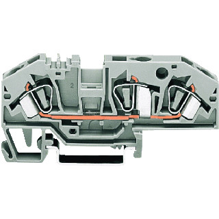 Wago Serie 282 verbindingsrijgklem 0,2-6MM² eendr. 0,2-6MM² meerdr. grijs