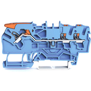 Wago 3DR KLEM KNOP 2,5MM2 BL