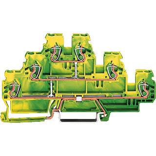 Wago Aardrijgklem 0,25-2,5MM groen/geel