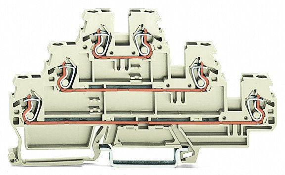 Wago Serie 870 verbindingsrijgklem 0,2-2,5MM² eendr. 0,2-2,5MM² meerdr.
