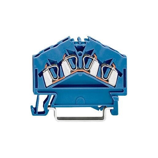 Wago Serie 280 verbindingsrijgklem 0,08-2,5MM² eendr. 0,08-2,5MM² meerdr. blauw