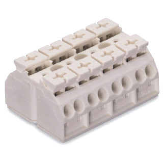 Wago 4-draads apparaataansluitklem