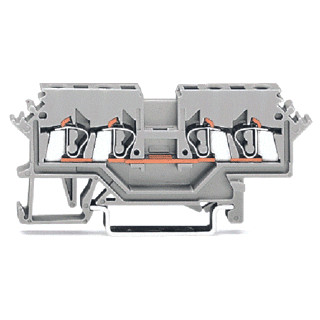 Wago Serie 280 verbindingsrijgklem 0,08-2,5MM² eendr. 0,08-2,5MM² meerdr. grijs