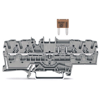 Wago 4-draads PCB zekeringsklem