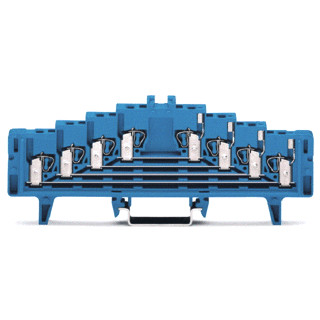 Wago Serie 727 verbindingsrijgklem 0,08-1,5MM² eendr. 0,08-1,5MM² meerdr. blauw