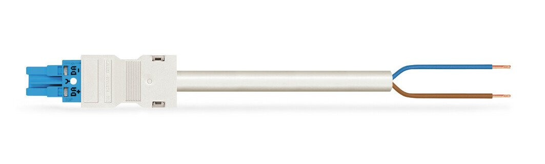 Wago Serie 771 patchkabel gebouwinstallatie 2P contrastekker (female) vrij kabeluiteinde 5000MM