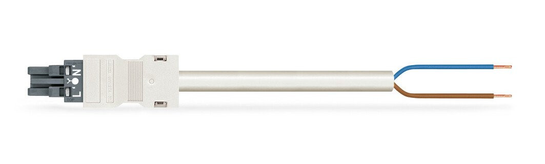 Wago Serie 771 patchkabel gebouwinstallatie 2P contrastekker (female) vrij kabeluiteinde 5000MM