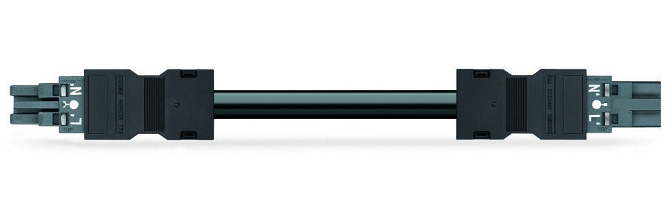 Wago Serie 771 patchkabel gebouwinstallatie 2P contrastekker (female) stekker 7000MM