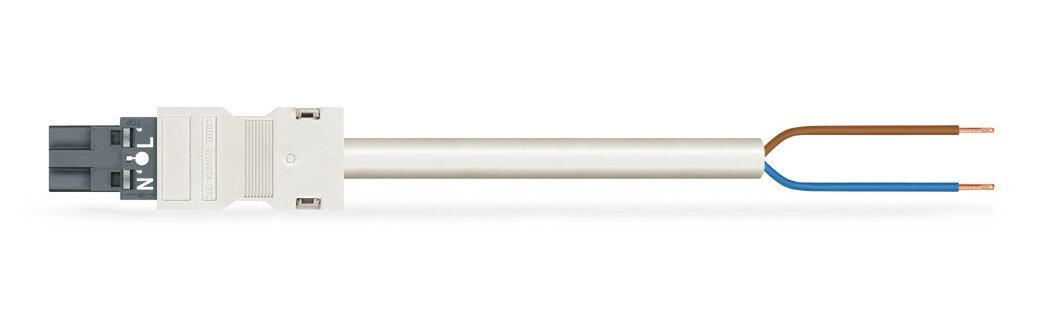 Wago Serie 771 patchkabel gebouwinstallatie 2P stekker vrij kabeluiteinde 3000MM