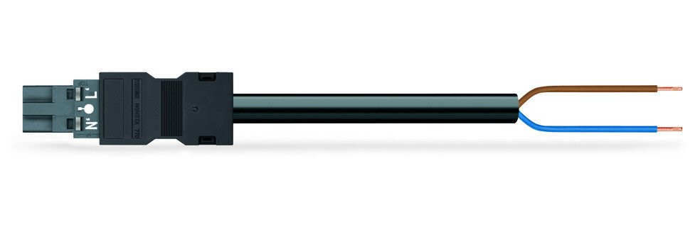 Wago Serie 771 patchkabel gebouwinstallatie 2P stekker vrij kabeluiteinde 7000MM