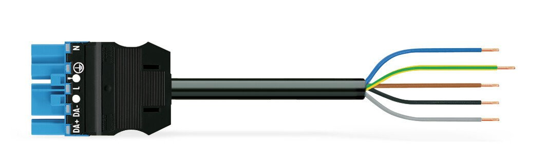 Wago Serie 771 patchkabel gebouwinstallatie 5P stekker vrij kabeluiteinde 8000MM