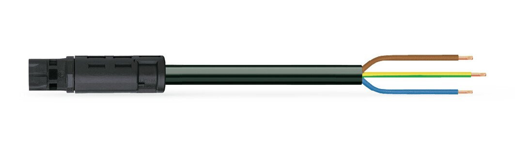 Wago Serie 774 patchkabel gebouwinstallatie 3P stekker vrij kabeluiteinde 6000MM