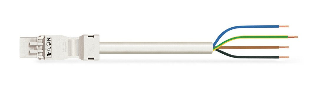 Wago Serie 891 patchkabel gebouwinstallatie 4P stekker vrij kabeluiteinde 6000MM