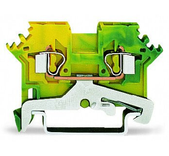 Wago Aardrijgklem groen/geel