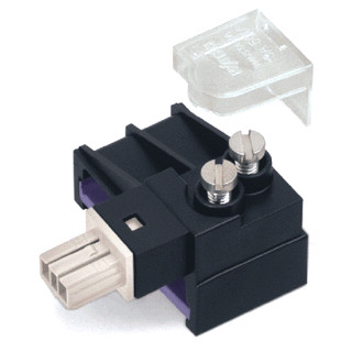 Wago Aftakmodule eib 2-pol. zwart