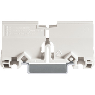 Wago Bev.adapter 773 2 T/M 8-polig grijs