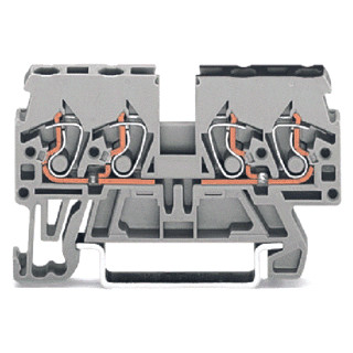 Wago Serie 870 verbindingsrijgklem 0,08-2,5MM² eendr. 0,08-2,5MM² meerdr. grijs